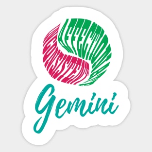 Gemini Traits Sticker